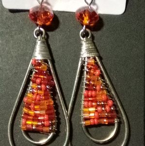 Tear drop earrings